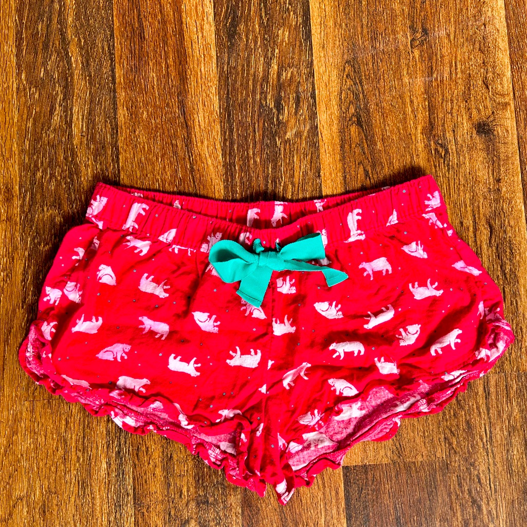 American Eagle Red Pajama Shorts!